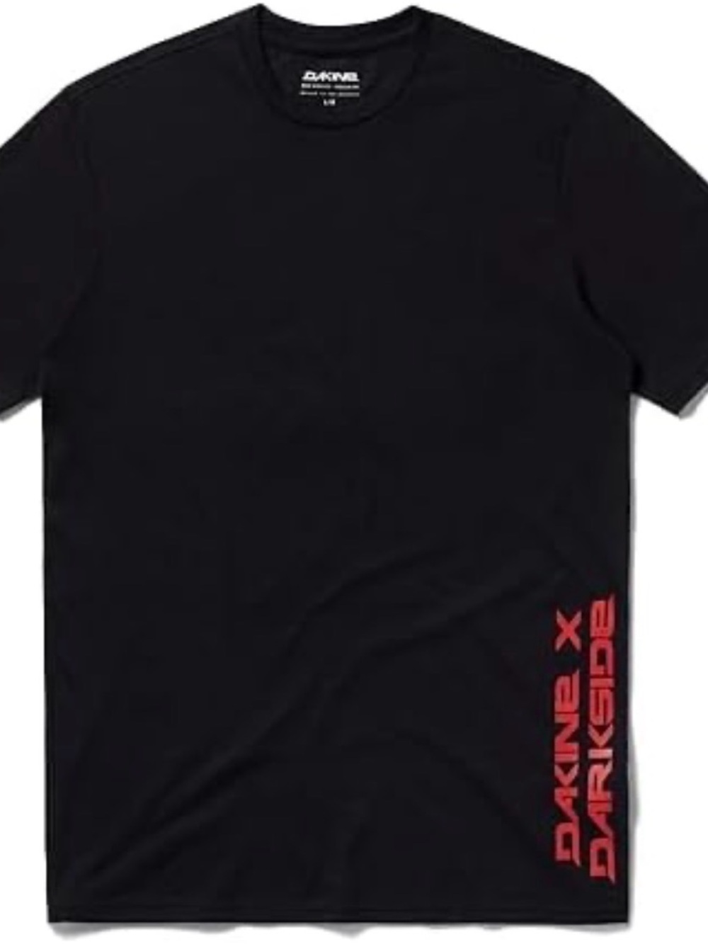 Dakine Black T-Shirt with Red Vertical Logo